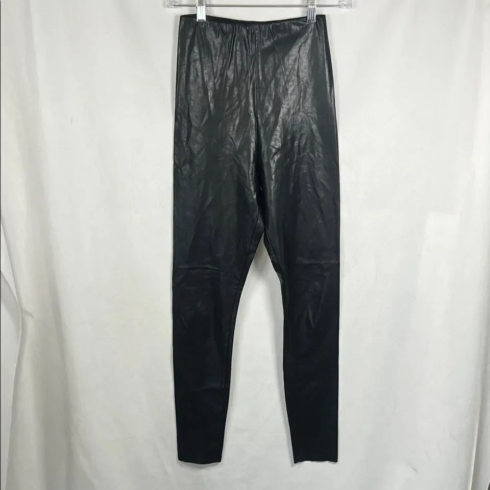 Wilfred free faux leather leggings size small black